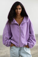 Bluza Zipper Frosted Lavender