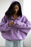 Bluza Zipper Frosted Lavender