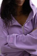 Bluza Zipper Frosted Lavender