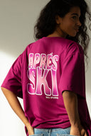 T-shirt Aprés Ski Dusty Mauve