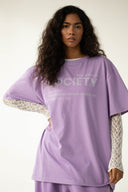 T-shirt Society Frosted Lavender