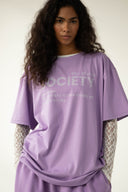 T-shirt Society Frosted Lavender
