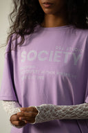 T-shirt Society Frosted Lavender