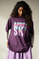 T-shirt Aprés Ski Plum