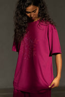 T-shirt Snowflake Dusty Mauve