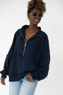 Bluza Half Zip Midnight Iris