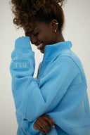 Bluza Half Zip Azure Sky
