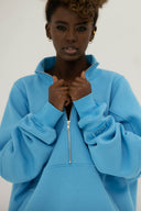 Bluza Half Zip Azure Sky