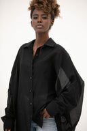 Koszula Zafira Black Silk