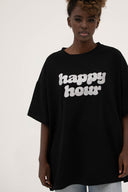 T-shirt Happy Hour Black