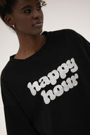 T-shirt Happy Hour Black
