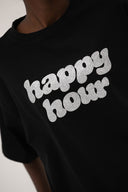T-shirt Happy Hour Black