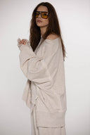 Bluza Off Latte Melange