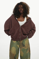 Bluza Zip Vintage Chocolate