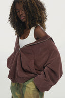 Bluza Zip Vintage Chocolate