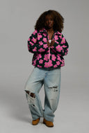 Pink Blossom Teddy Pullover