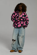 Pink Blossom Teddy Pullover