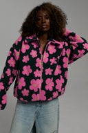 Pink Blossom Teddy Pullover