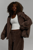 Kurtka Kylie Hoodie Ash Brown