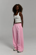Spodnie Wide Linear Light Pink