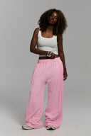 Spodnie Wide Linear Light Pink