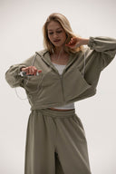 Bluza Lao Olive Mist