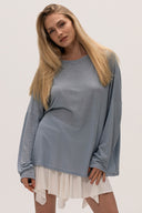 Longsleeve Feel Dusty Blue