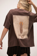 T-shirt Surf Brown