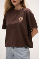 T-shirt Boxy Surf Brown