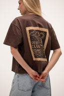 T-shirt Boxy Surf Brown