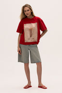 T-shirt Boxy Surf Red
