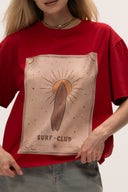 T-shirt Boxy Surf Red