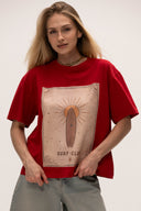 T-shirt Boxy Surf Red