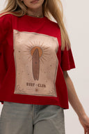 T-shirt Boxy Surf Red
