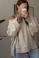 Bluza Off Latte Melange