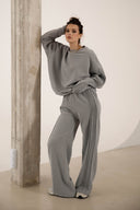 Spodnie Wide Linear Vintage Stone