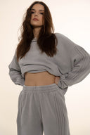 Spodnie Wide Linear Vintage Stone