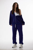 Bluza Zip Navy Plum