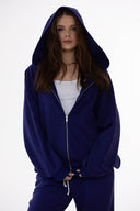 Bluza Zip Navy Plum