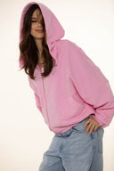 Bluza Zipper Light Pink