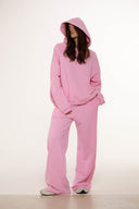 Spodnie Wide Linear Light Pink