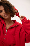 Bluza Half Zip Barbados Cherry