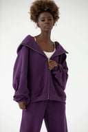 Bluza Zipper Blueberry