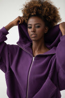 Bluza Zipper Blueberry