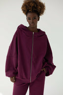 Bluza Zipper Grape Wine