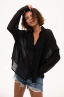 Koszula Zafira Black Silk