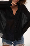Koszula Zafira Black Silk