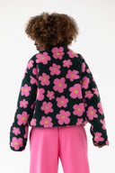 Pink Blossom Teddy Pullover