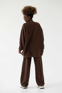 Spodnie Straight Leg Coffee