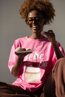 T-shirt Bébé Vintage Pink